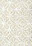 Thibaut MAMORA TRELLIS CORK Beige on White Wallpaper