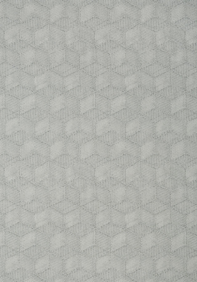 Thibaut MILANO SQUARE Grey Wallpaper