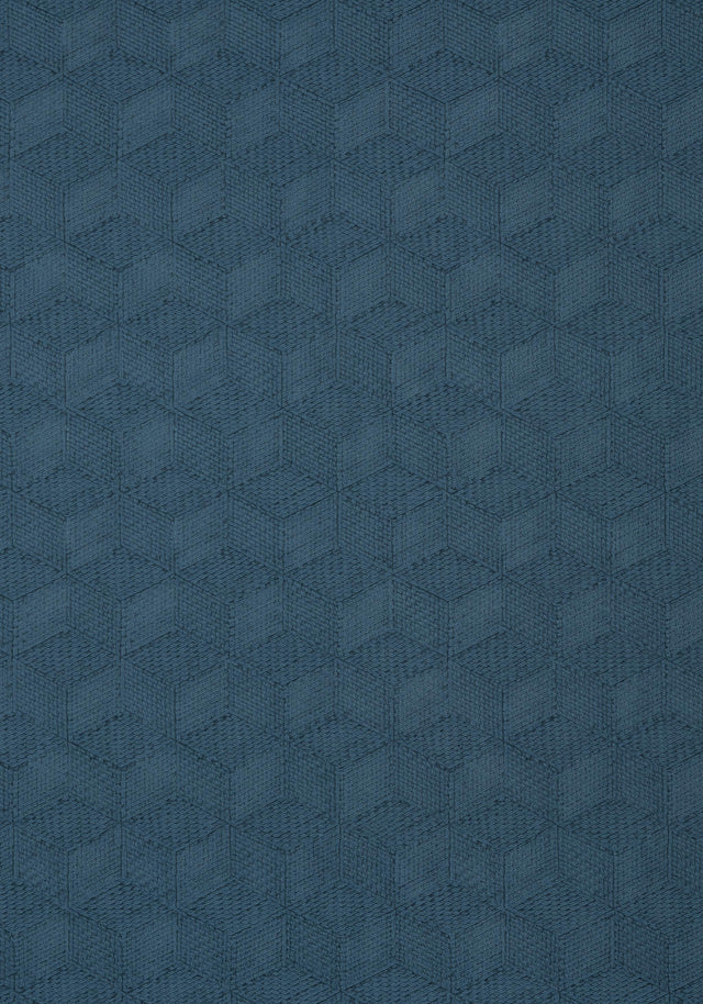 Thibaut MILANO SQUARE Navy Wallpaper
