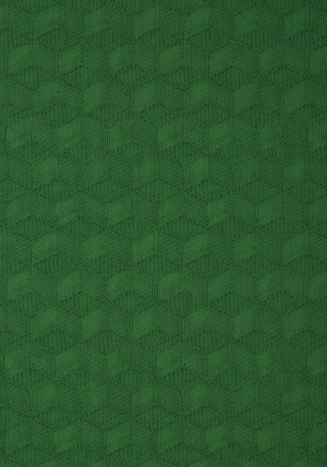 Thibaut MILANO SQUARE Emerald Wallpaper