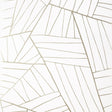 Thibaut Jordan Metallic Pewter On White Wallpaper
