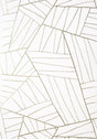 Thibaut JORDAN Metallic Pewter on White Wallpaper