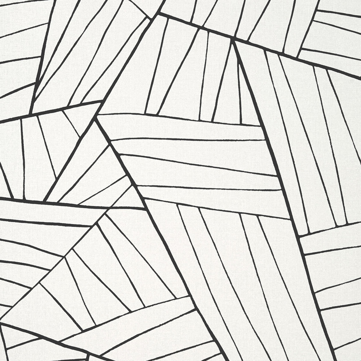 Thibaut Jordan Black On White Wallpaper
