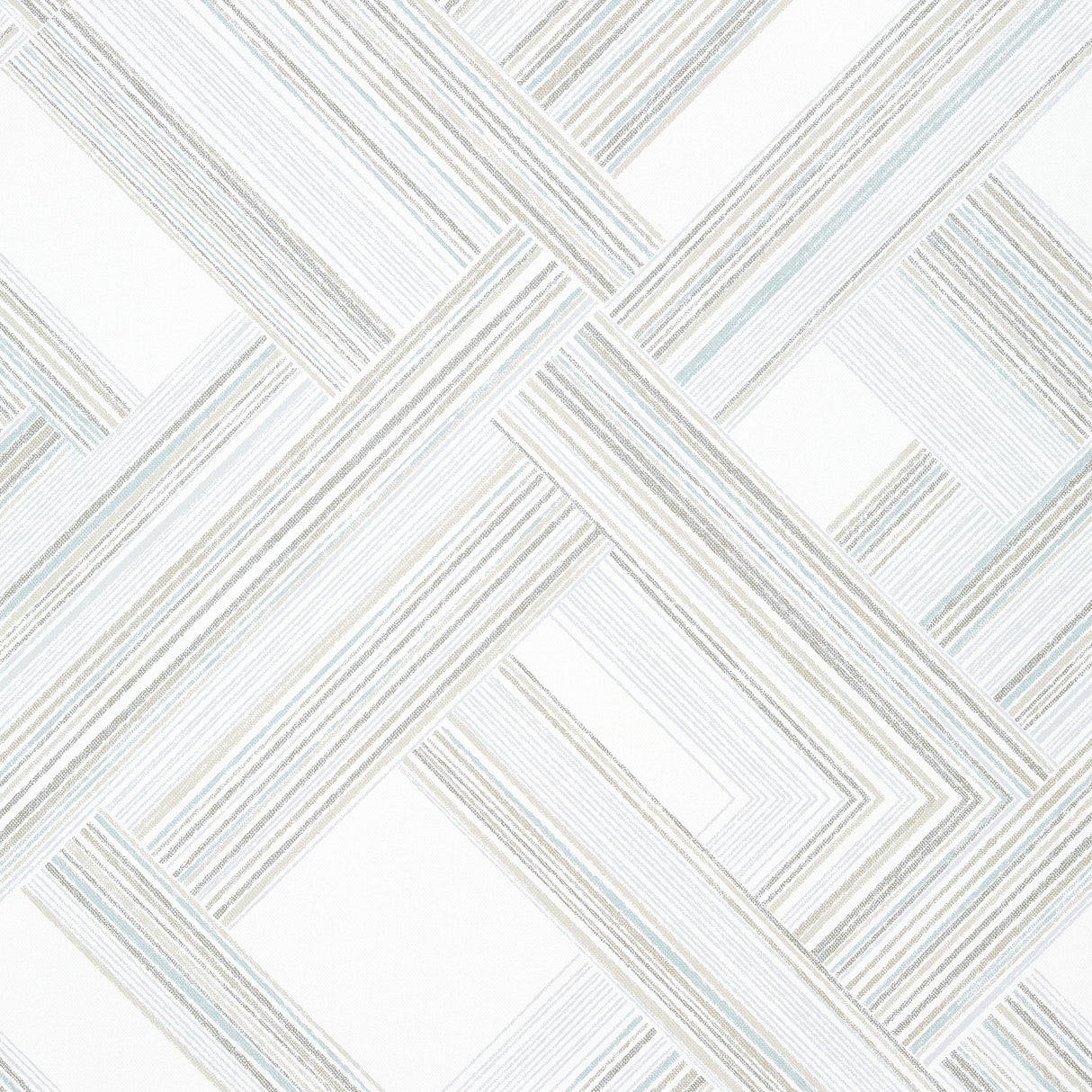 Thibaut Telaio Neutral Wallpaper