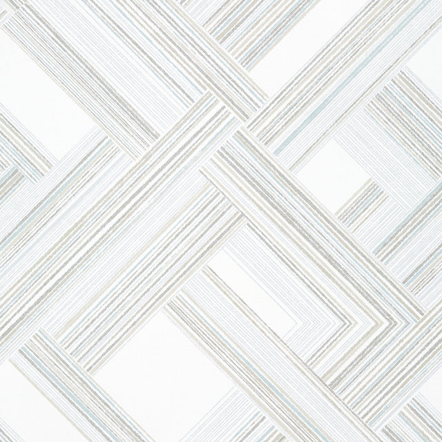 Thibaut Telaio Neutral Wallpaper