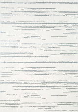 Thibaut ECHO Metallic Silver on White Wallpaper
