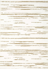 Thibaut ECHO Metallic Gold on White Wallpaper