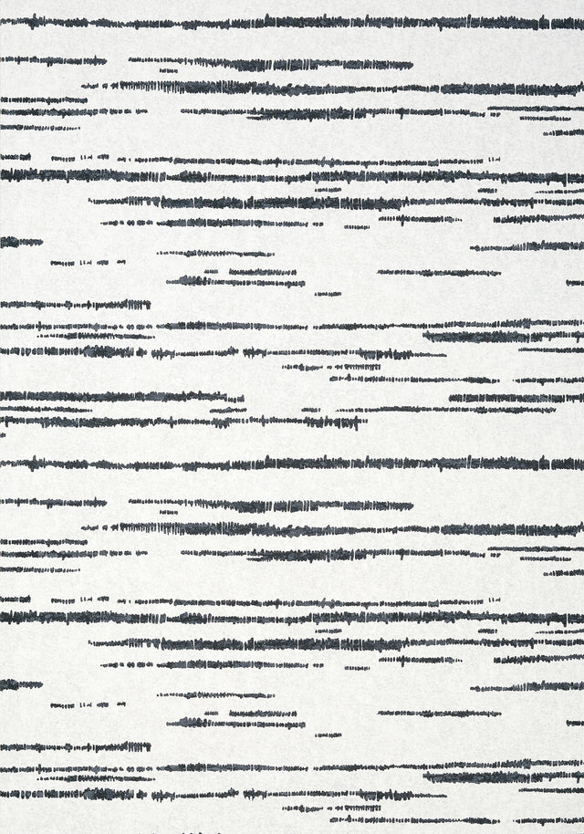 Thibaut ECHO Black on White Wallpaper