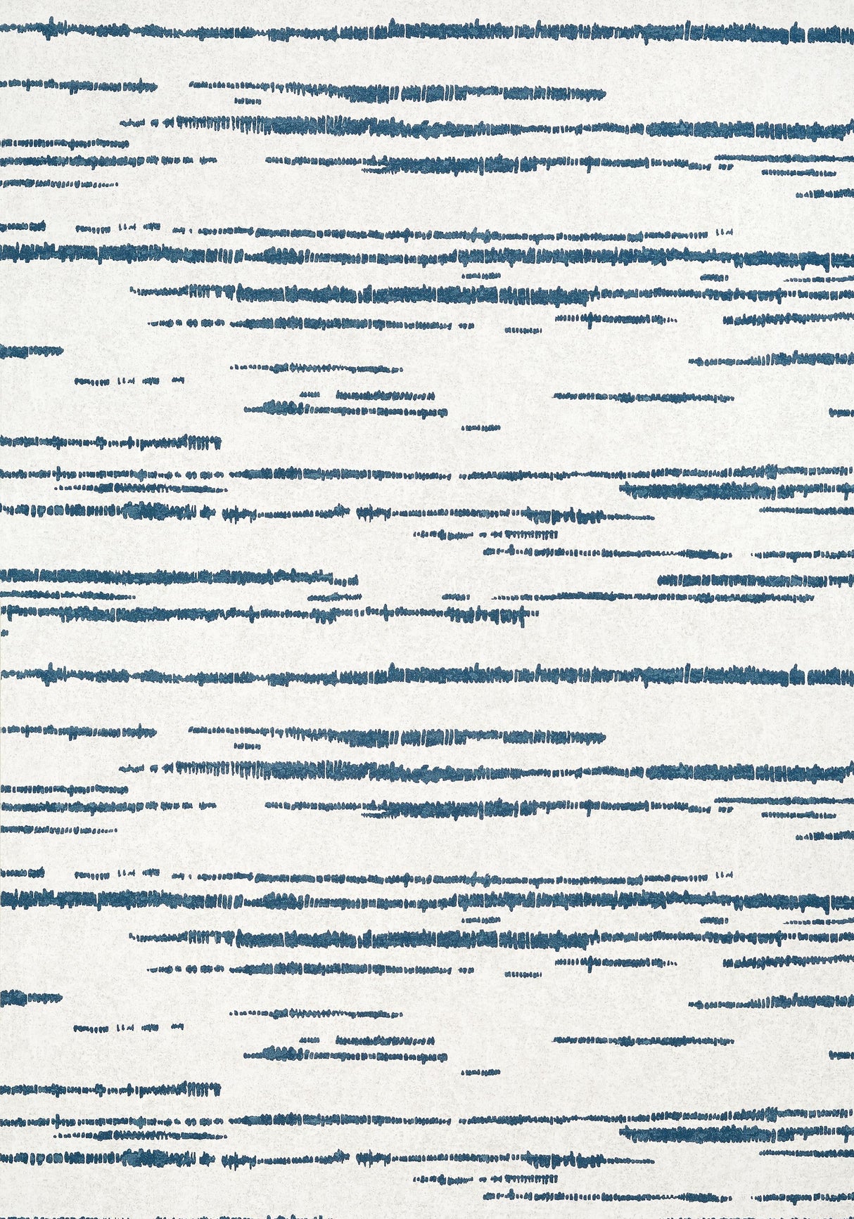 Thibaut ECHO Blue on White Wallpaper