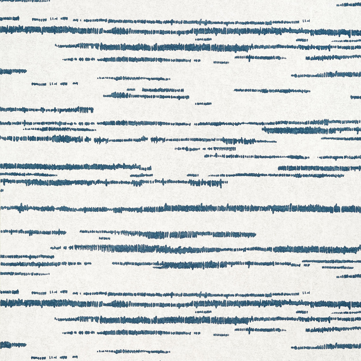Thibaut Echo Blue On White Wallpaper