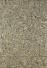 Thibaut CRYSTALLA Metallic Pewter on Black Wallpaper