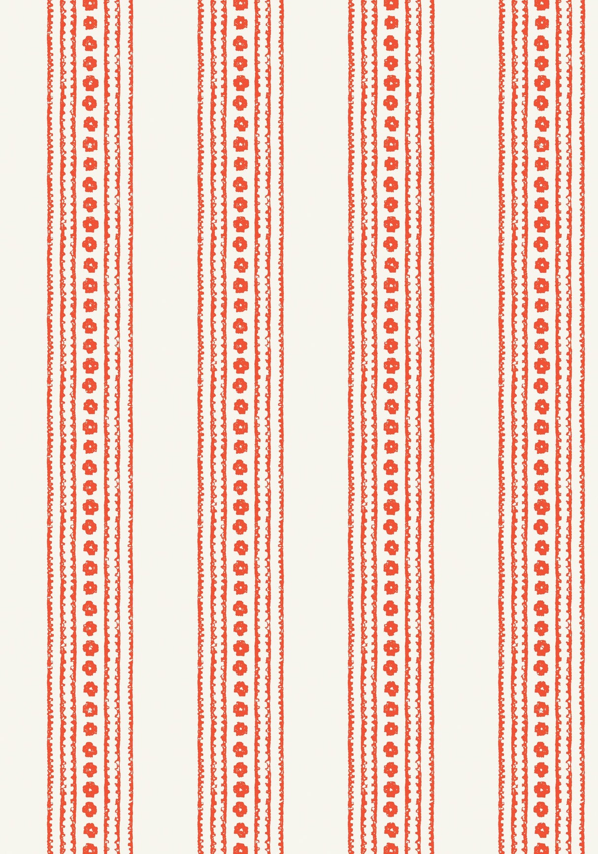 Thibaut NEW HAVEN STRIPE Coral Wallpaper