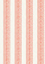 Thibaut NEW HAVEN STRIPE Coral Wallpaper