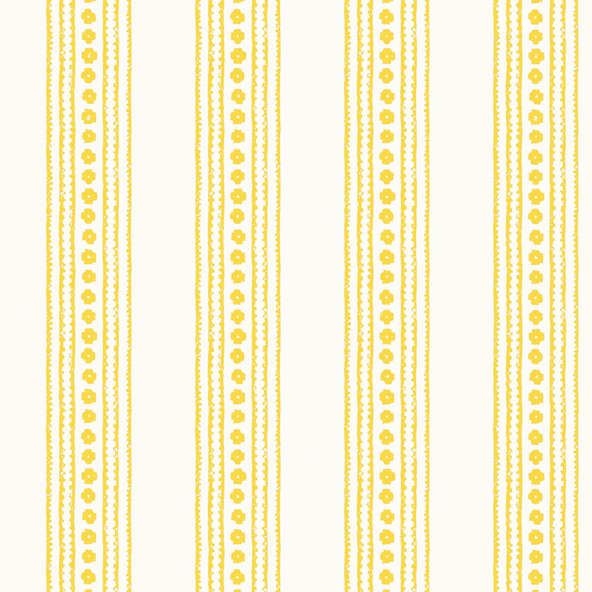 Thibaut New Haven Stripe Yellow Wallpaper