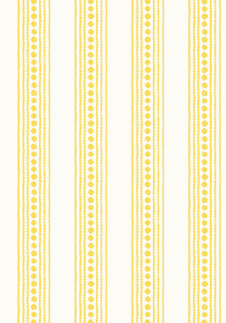 Thibaut NEW HAVEN STRIPE Yellow Wallpaper