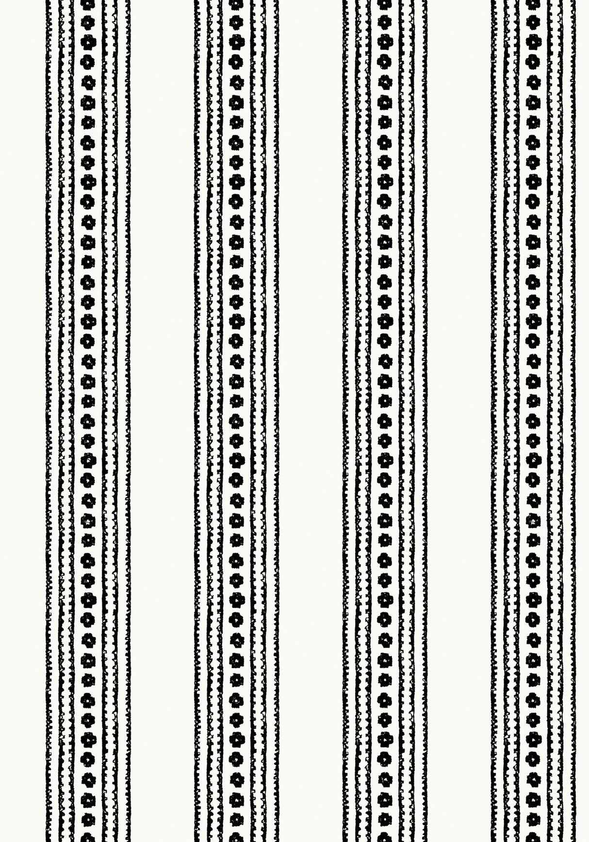 Thibaut NEW HAVEN STRIPE Black Wallpaper