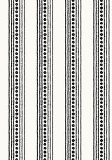 Thibaut NEW HAVEN STRIPE Black Wallpaper