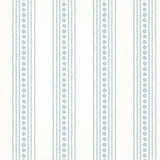 Thibaut New Haven Stripe Spa Blue Wallpaper