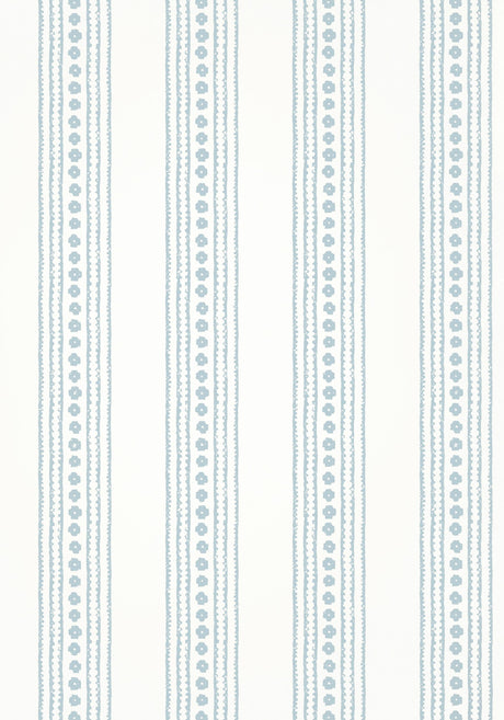 Thibaut NEW HAVEN STRIPE Spa Blue Wallpaper