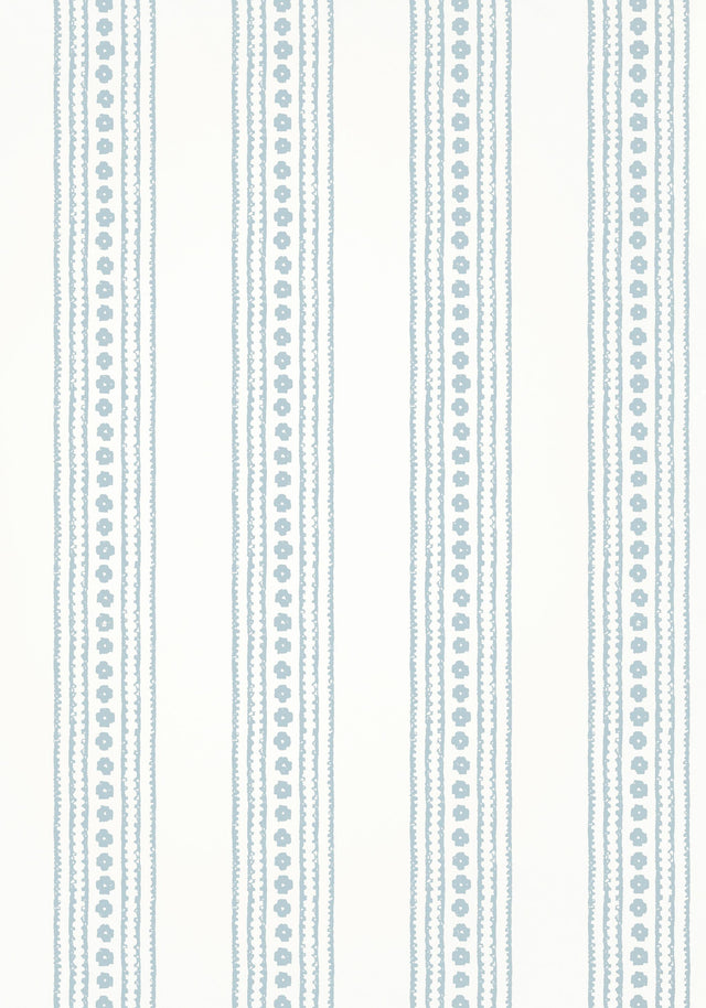 Thibaut NEW HAVEN STRIPE Spa Blue Wallpaper