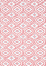 Thibaut PASS-A-GRILLE Red Wallpaper