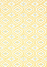 Thibaut PASS-A-GRILLE Yellow Wallpaper
