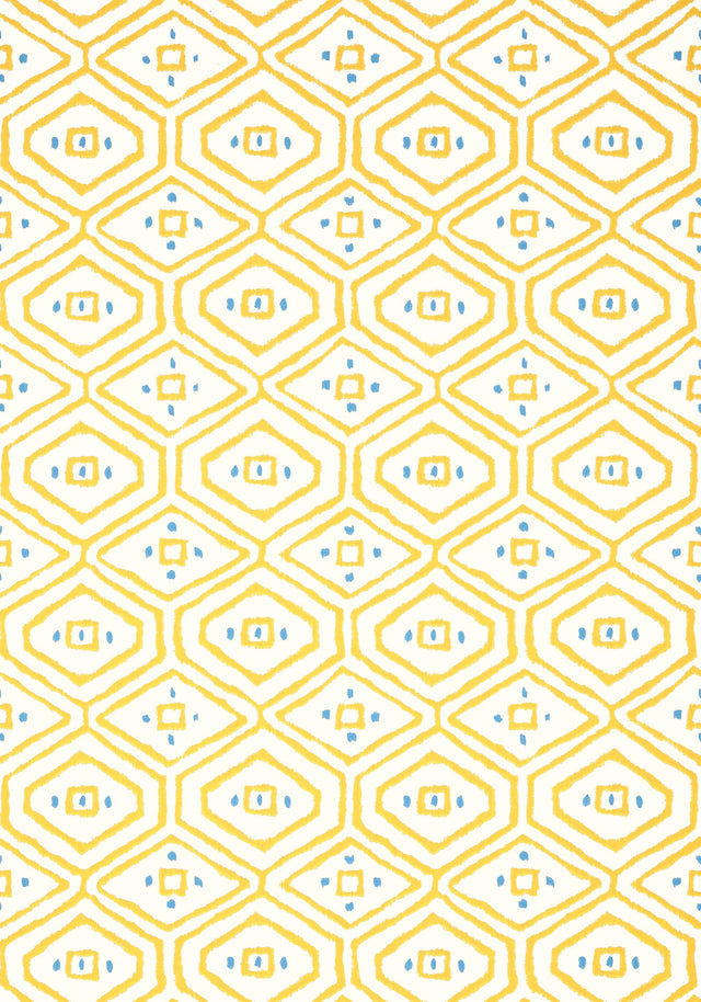 Thibaut PASS-A-GRILLE Yellow Wallpaper