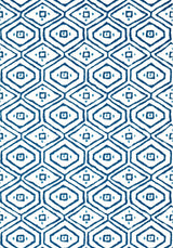 Thibaut PASS-A-GRILLE Navy Wallpaper
