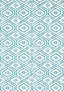 Thibaut PASS-A-GRILLE Turquoise Wallpaper