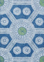 Thibaut STONINGTON Blue and Green Wallpaper