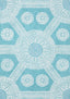 Thibaut STONINGTON Turquoise Wallpaper