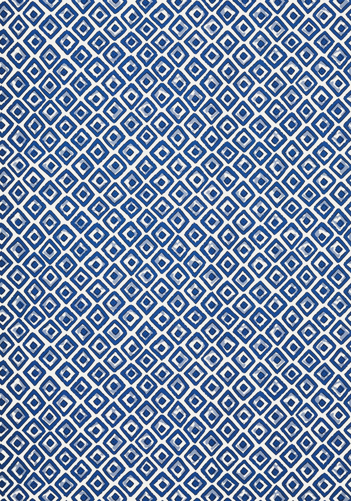 Thibaut INDIAN DIAMOND Blue Wallpaper