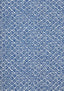 Thibaut INDIAN DIAMOND Blue Wallpaper
