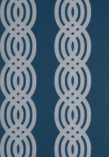 Thibaut BRAID Navy Wallpaper