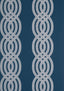 Thibaut BRAID Navy Wallpaper