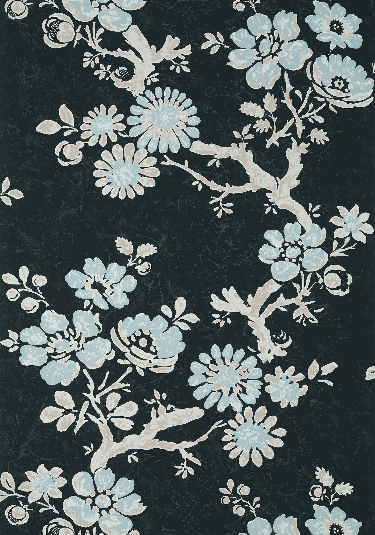 Thibaut CLAUDETTE Charcoal Wallpaper