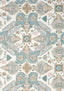 Thibaut PERSIAN CARPET Spa Blue Wallpaper