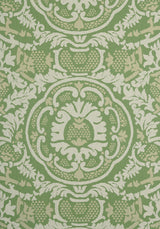 Thibaut EARL DAMASK Green Wallpaper
