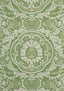 Thibaut EARL DAMASK Green Wallpaper