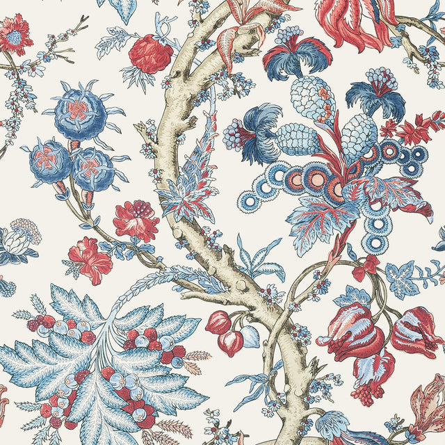 Thibaut Chatelain Blue And Red Wallpaper