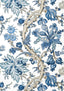 Thibaut CHATELAIN Blue and White Wallpaper