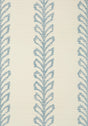 Thibaut EVIA Blue and Off White Wallpaper
