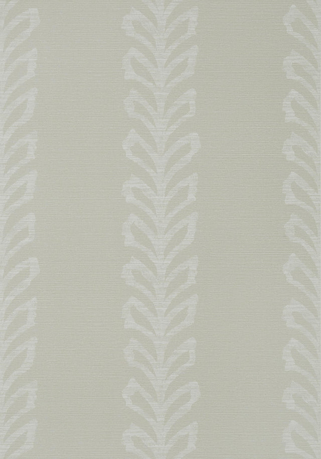 Thibaut EVIA Grey and White Wallpaper