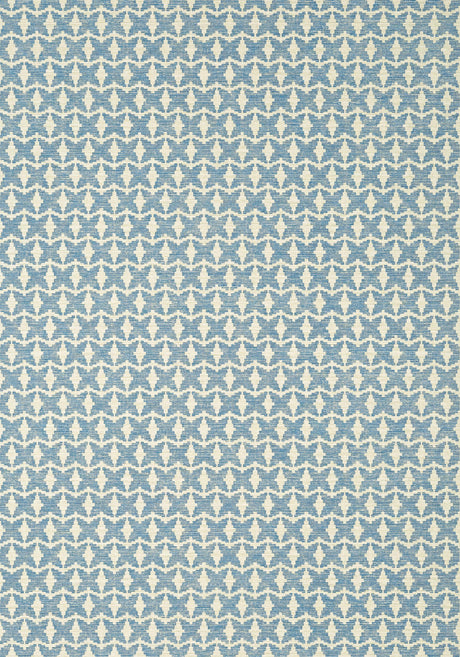 Thibaut ZION Blue and White Wallpaper