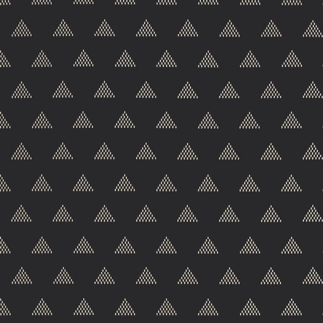 Thibaut Ridge Basalt Black Wallpaper
