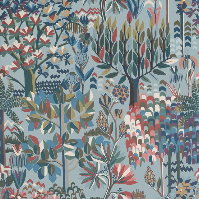 Thibaut ALPINE Spa Blue Wallpaper