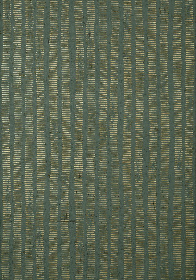 Thibaut CORK FOREST Olive Green Wallpaper
