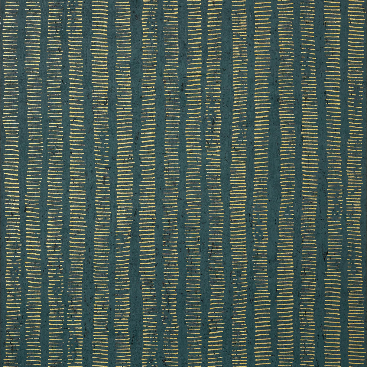 Thibaut Cork Forest Peacock Blue Wallpaper