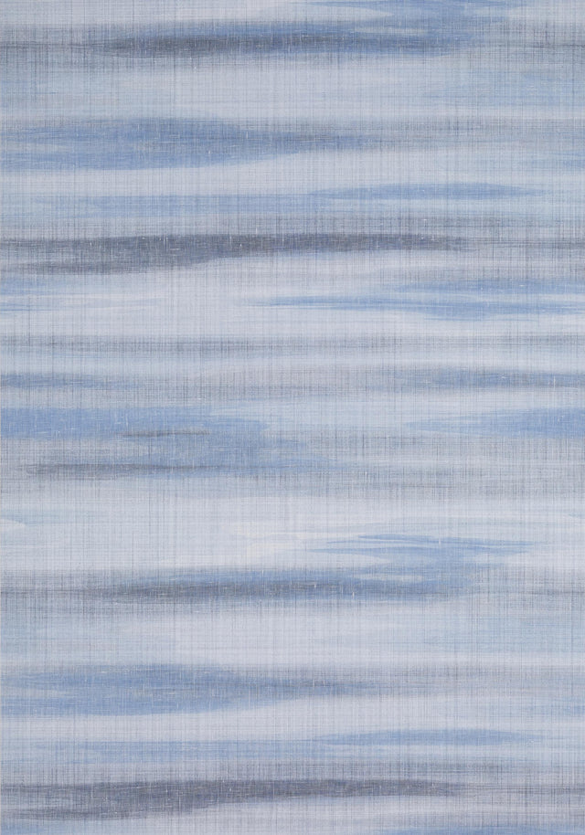 Thibaut EQUINOX Blue and White Wallpaper