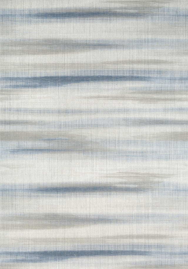 Thibaut EQUINOX Blue and Beige Wallpaper